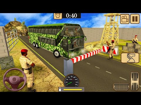 Us Army Bus Driving Game | Android Gameplay 2023