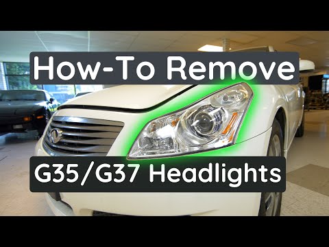 How to Remove a G35/G37 Sedan Headlights