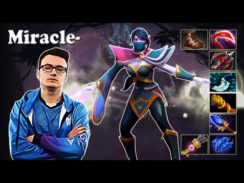 Miracle - Templar Assassin Midlane with Gh Keeper of the Light | Dota 2 7.29d Gameplay