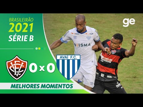 VITÓRIA 0 X 0 AVAÍ | MELHORES MOMENTOS | 15ª RODADA BRASILEIRÃO SÉRIE B 2021 | ge.globo