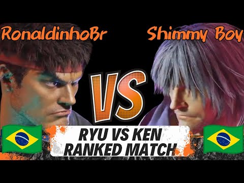 Street Fighter 6 - RonaldinhoBr (Ryu) vs Shimmy Boy (Ken)🔥INSANE Ranked Match Brazilians Battle