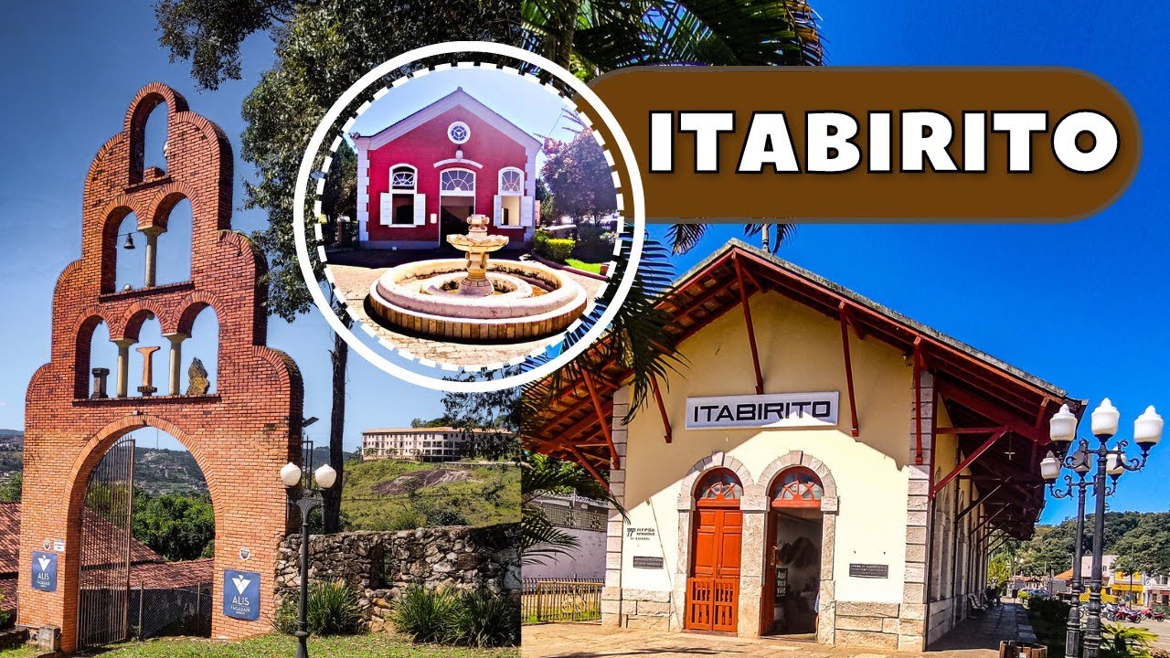 CONHEÇA ITABIRITO MG: Entre Ouro Preto e Belo Horizonte - Minas Gerais