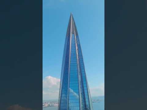FPV Cinematic - Санкт-Петербург - 😈 Лахта Центр - самый высокий небоскреб в Европе 462 метра #shorts