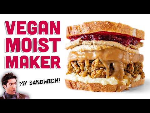 VEGAN THANKSGIVING SANDWICH! The Moist Maker!
