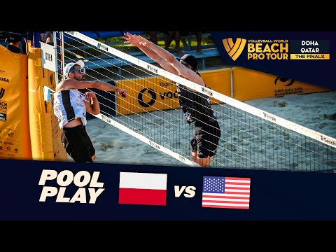 Łosiak/Bryl vs. Partain/Benesh - Day 2 Highlights | Doha Finals 2023 #BeachProTour