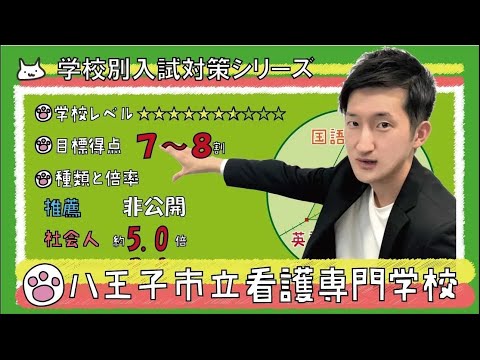 看護学科 【再アップ】八王子市立看護専門学校の傾向と対策【看護受験チャンネル】