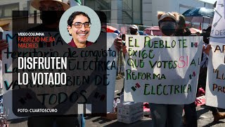 Disfruten lo votado. Por Fabrizio Mejía.