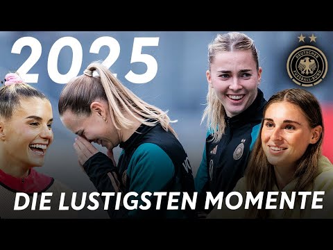 Das ist Wahnsinn, warum schickst du mich in die Hölle 🎵🎤 Die lustigsten Outtakes der DFB-Frauen 2025