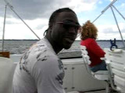 BLACK DIAMOND TRYING TO LIGHT A BLUNT ON A YACHT!! HOODMARINES!!