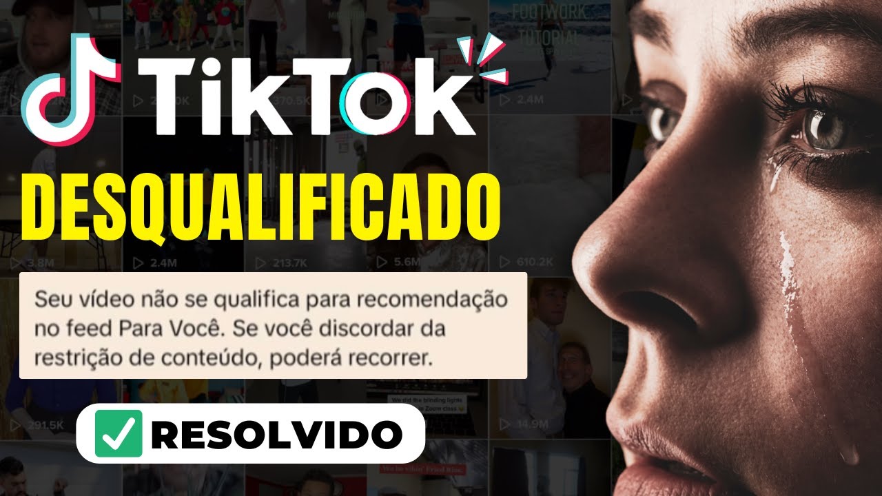 VÍDEO DESQUALIFICADO? Veja Como EU RESOLVI na Prática (Monetizar TikTok)