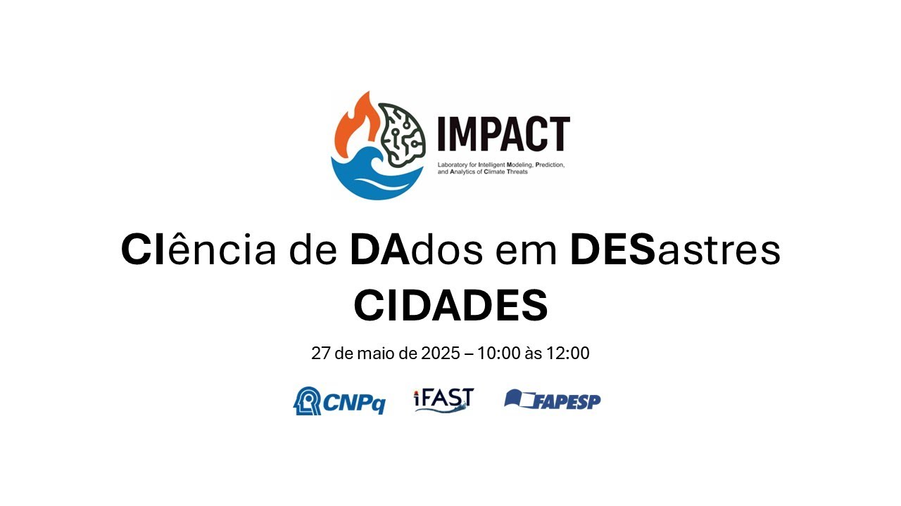 CIência de DAdos em DESastres (CIDADES)