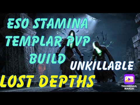 ESO Stamina Templar PvP UNKILLABLE Build 🙀 Lost Depths with and without mythic 💪🏼 Jabs ain’t dead