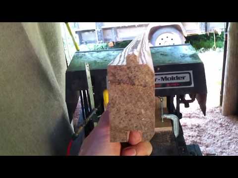Craftsman Foley Belsaw Planer/Moulder In Action