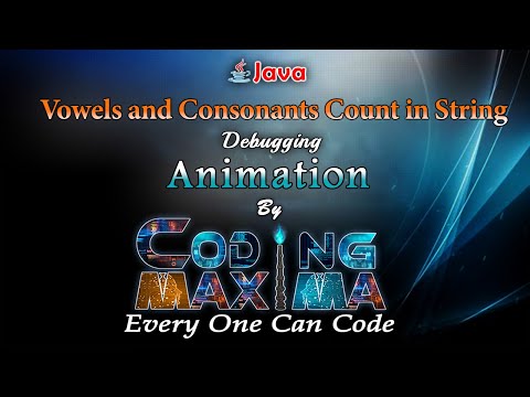 Count Vowels And Consonants In String In Java String Program Strings In Java Coding Maxima