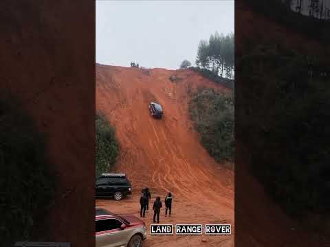 Land Range Rover Off-road climbs extremely steep mountains #video #viral #tiktok #trend #china #yt