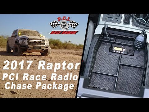 PCI Race Radios Chase Package Installed on 2017 Ford Raptor