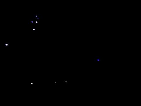 7 shot fan mine with gold and blue