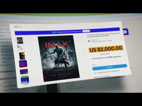 Premium movie tickets for The Odyssey and Dune 3 resold for hundreds of dollars online