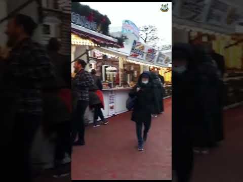 Рождественский рынок возле Лувра | Christmas market #shorts #short