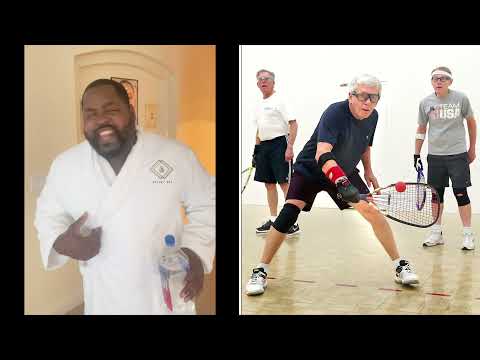 Racquetball with senior citizens? Never again 😩😩