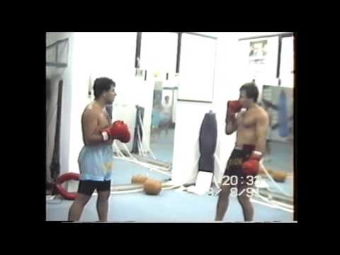 Arjan Stylios- Kostas Stefanos in Muay thai technic