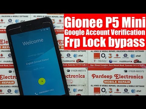 Gionee P5 Mini Google Account Verification Frp Lock bypass | Pardeep Electronics