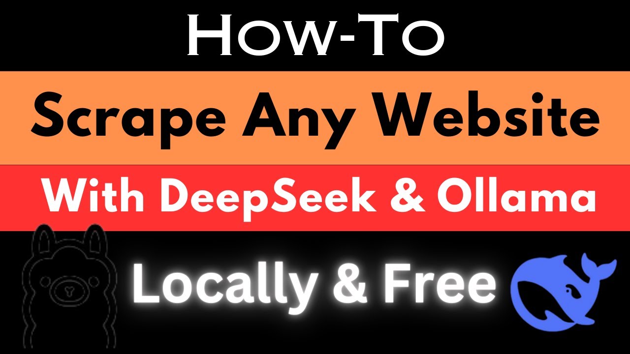 Scrape Any Website with DeepSeek R1 with Ollama Locally and Free
