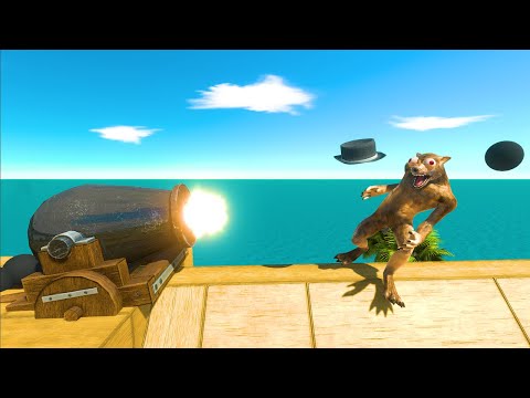 Super Cannon vs Random Teams - Animal Revolt Battle Simulator
