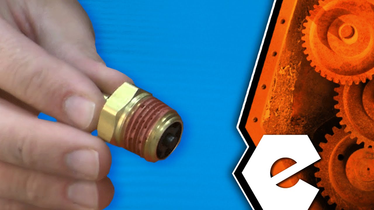 Replacing your Porter Cable Compressor VALVE CHECK .25 BARB .5 NPT W/