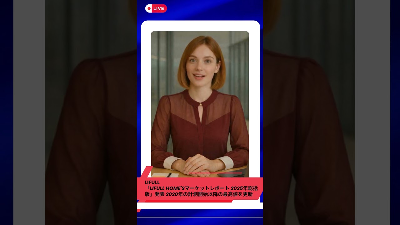 【ホームズ】「LIFULL HOME'Sマーケットレポート 2025年総括版」発表　 #yorisou #不動産ニュース #LIFULL #ホームズ