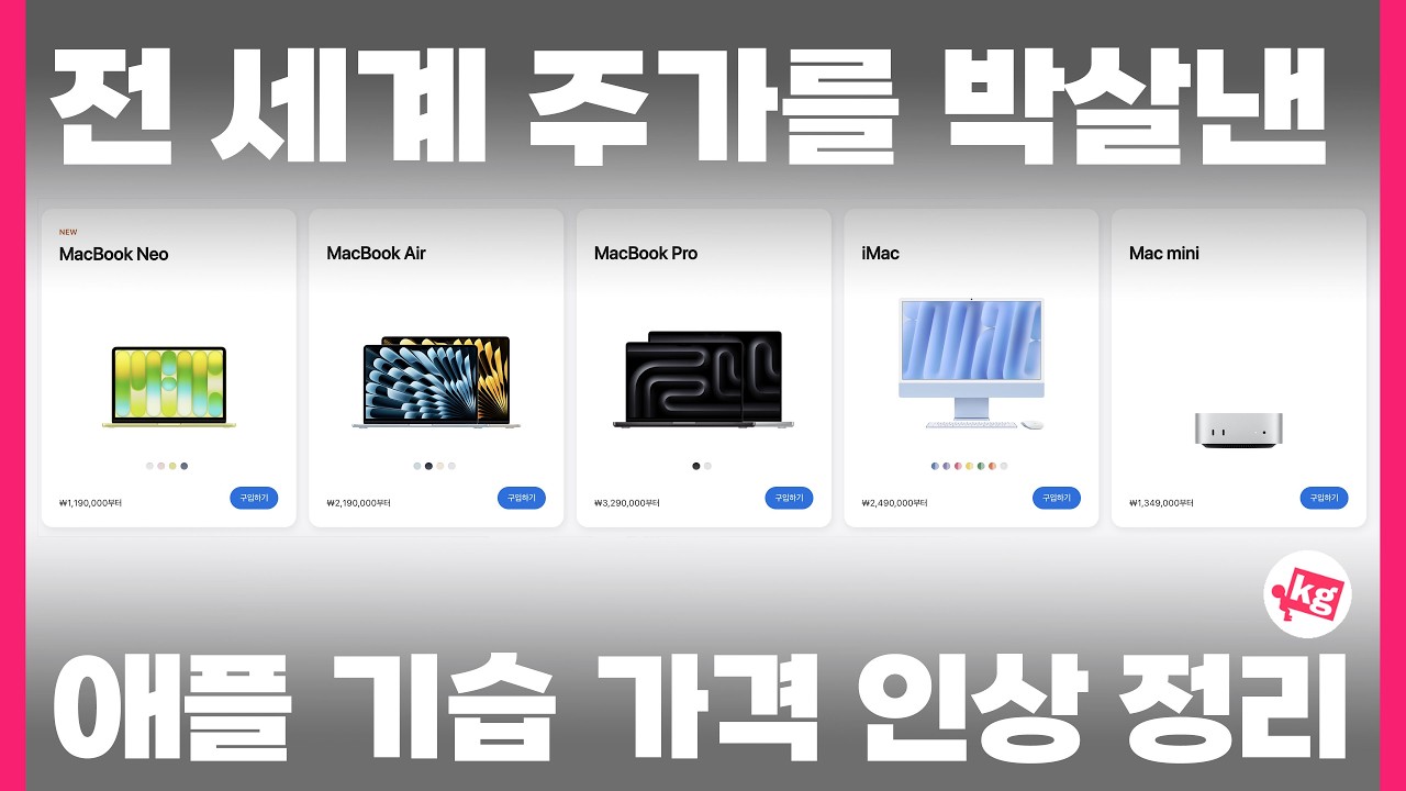 전 세계 주가를 박살낸 애플 기습 가격 인상 총정리