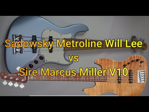 Sire Marcus Miller V10 vs Sadowsky Will Lee