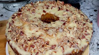 Sweet Potato Pecan Pound Cake #recipe