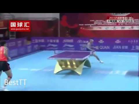Xu Xin vs Zhu Linfeng AMAZING POINT Chinese Super League