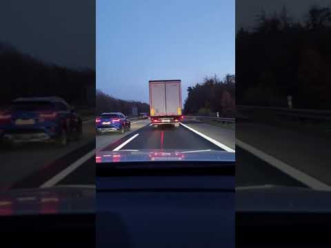 Driving On Autobahn Germany