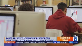 LAUSD bans classroom screen time before 2nd grade