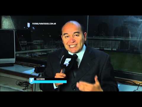 El análisis de Elio Rossi. Sarmiento 0 - Gimnasia 0. Fecha 12. Primera División 2015. FPT.