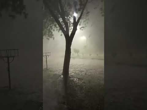 Sancti Spíritu, Santa Fe 🎥 04/10/2025 (aproximadamente 23:30 hs) #tormenta