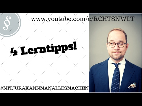 Diese 4 Tipps solltest du für dein erfolgreiches Jurastudium unbedingt kennen!