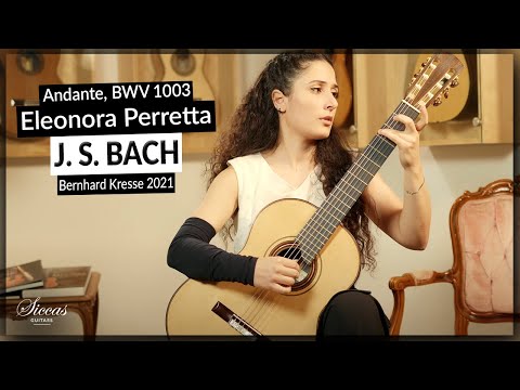 Eleonora Perretta plays Andante from Sonata No. 2, BWV 1003 by J. S. Bach on a 2021 Bernhard Kresse