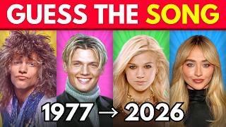 Guess the Song: 50 Songs, 50 Different Years (1977-2026) 🎶 | Music Quiz