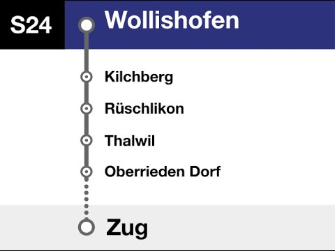 ZVV (SBB) Ansagen » S24 Wollishofen — Zug | DTZ Alt | Bauarbeiten | SLBahnen