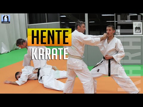 Karate HENTE - blocking and striking with the same hand