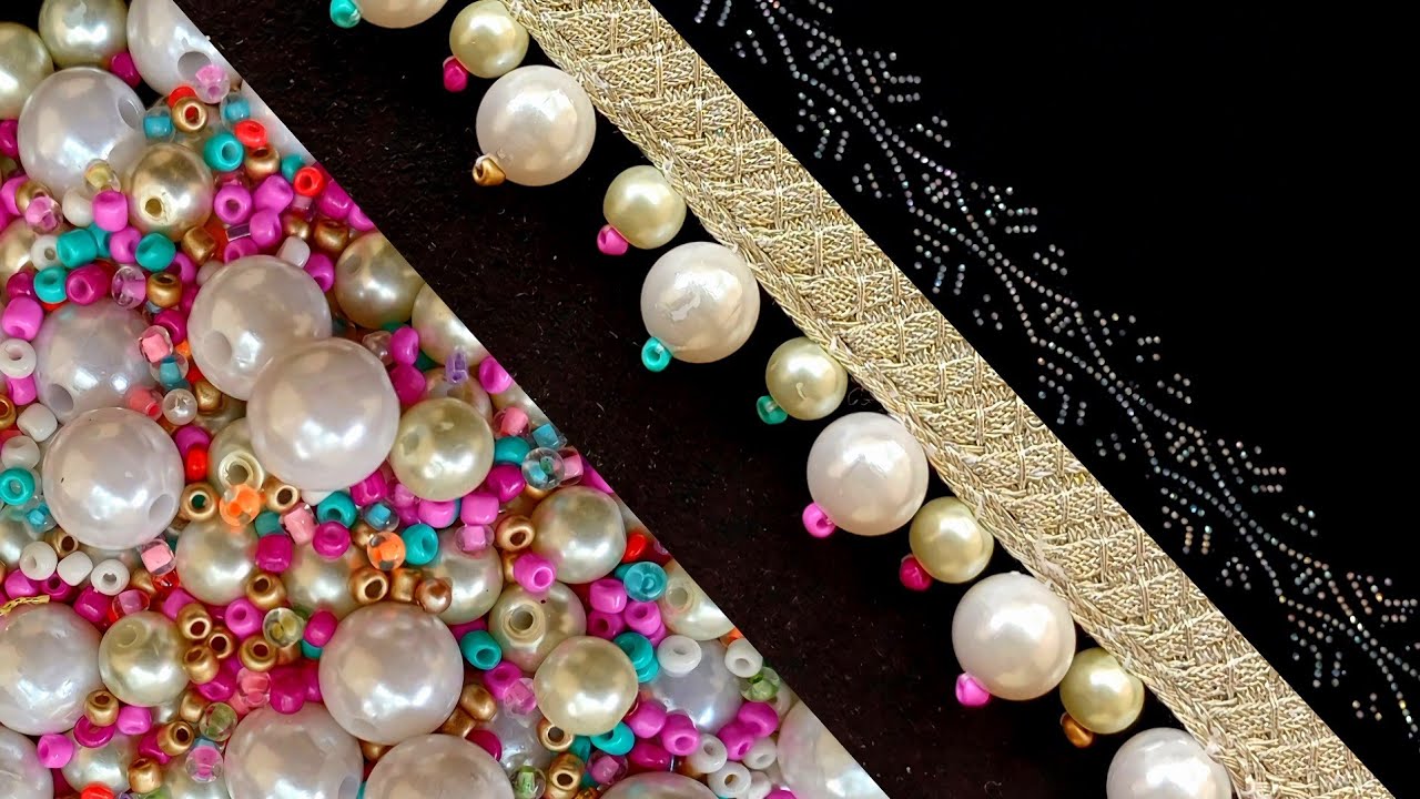 I teach you a new bead embroidery design every day on this channel.#DIY🌹