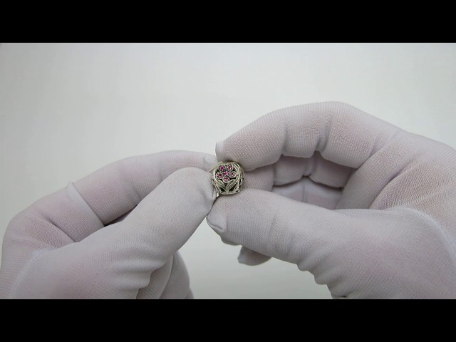 Срібна намистина для Pandora 54дф Відео огляд