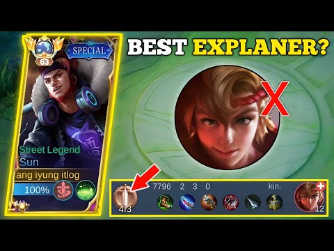 WHO IS THE BEST EXP LANER?!🥚| SUN VS. YIN -MLBB🔥 #topglobalsun #mobilelegends #urEGG