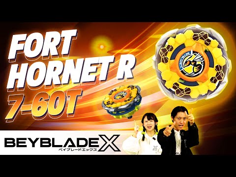 BEYBLADE X | Discover the New FORT HORNET R 7-60T: The Ultimate Balance Bey from the CX Line!