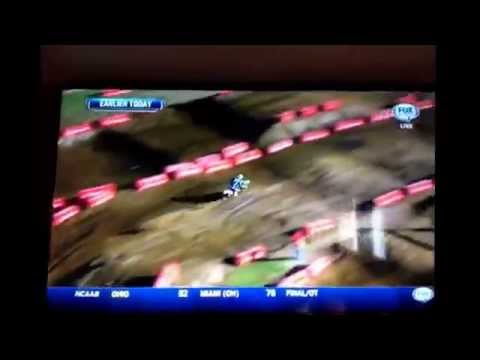 Ryan Villopoto Daytona 2014 supercross practice crash