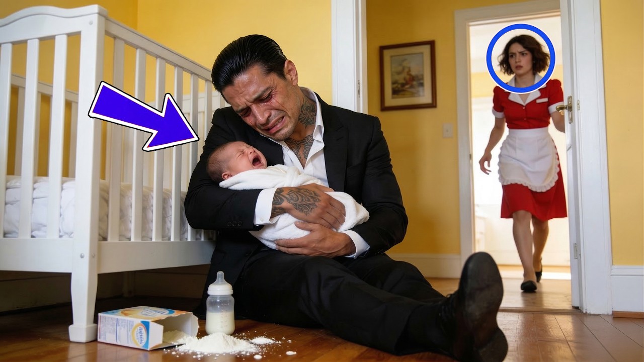 Mafia Boss Was Falling Apart Over the Child — Until the Poor Maid Revealed His Wife’s Last Secret