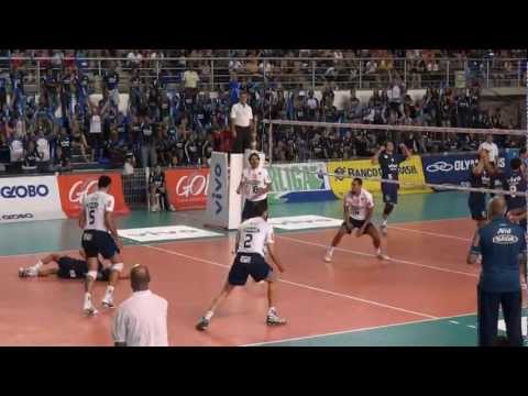 Superliga de Vôlei MASC. 2011/2012 " A Virada" VIVO MINAS 3 x 2  CRUZEIRO Sada